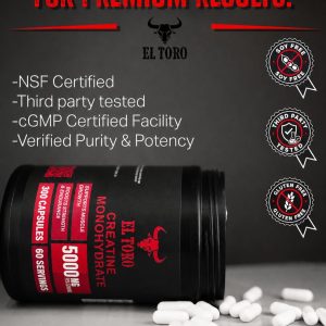 Creatine capsules - 5g per serving